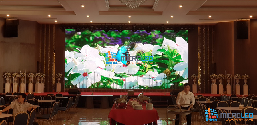 Ảnh màn hình LED hội nghị tiệc cưới tỉnh Điện Biên