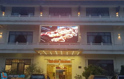 Màn hình LED ngoài trời tại Tiệc cưới Sen Vàng Việt Trì