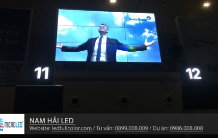 Màn hình LED ghép Quảng cáo tại Sân bay Cát Bi