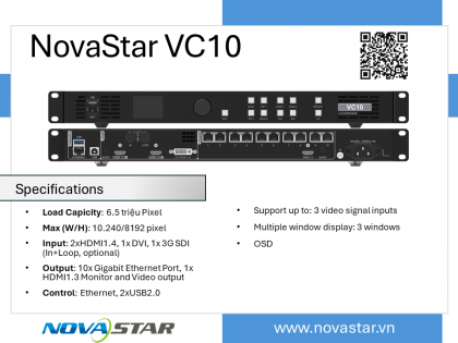 Bộ xử lý hình ảnh NovaStar VC10