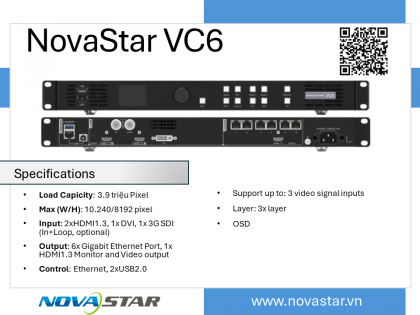 Bộ xử lý hình ảnh NovaStar VC6