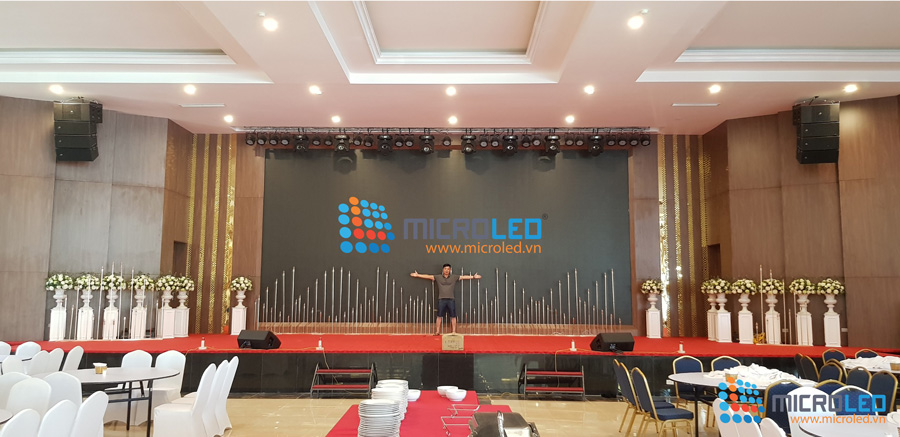 Ảnh màn hình LED hội nghị tiệc cưới tỉnh Điện Biên